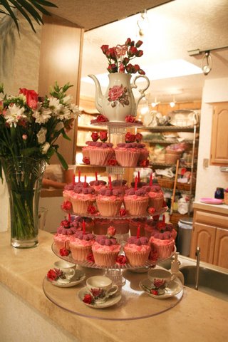 Big Pink Birthday Cupcakes