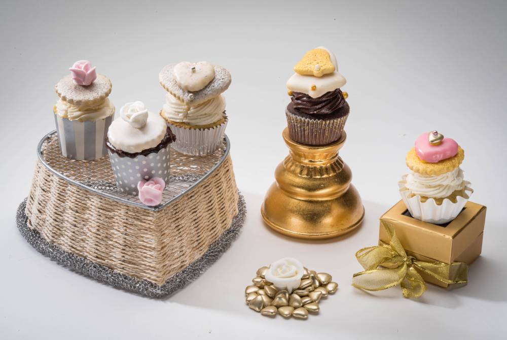 Wedding Cupcake Assortment and Favors