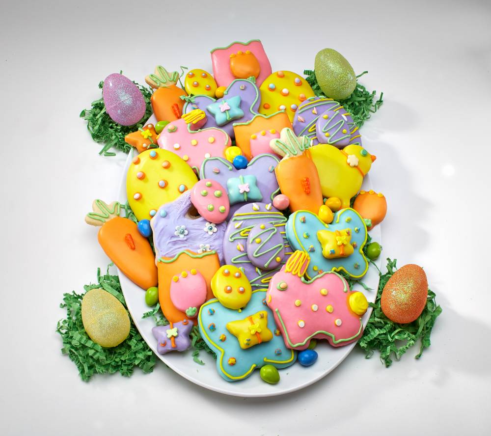 Iced Spring Cookies